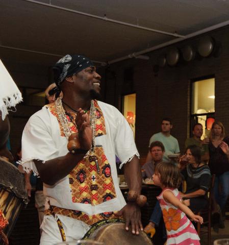 Congolese drum classes at Carrboro Arts Center